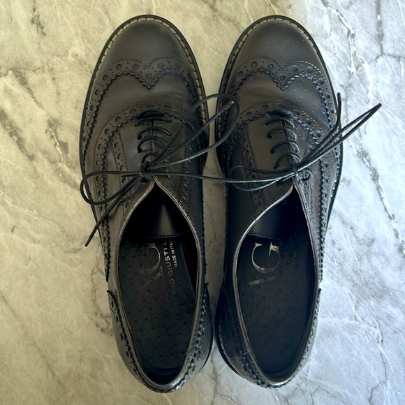 Great condition  Attilio Giusti Leombruni women’s grey leather brogues size 38.5 - Picture 5 of 8